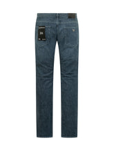 EMPORIO ARMANI - Five Pocket Straight Leg Jeans - Blue - LIDIASHOPPING® - Official Website