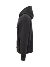 EMPORIO ARMANI - Felpa con Cappuccio e Zip - Blu - LIDIASHOPPING® - Official Website
