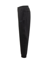 EMPORIO ARMANI - Jogger Trousers with Elastic Waist - Black - LIDIASHOPPING® - Official Website