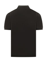EMPORIO ARMANI - Polo con Logo Ricamato - Nero - LIDIASHOPPING® - Official Website