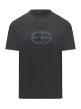 EMPORIO ARMANI - T-shirt with Front Logo - Black - LIDIASHOPPING® - Official Website