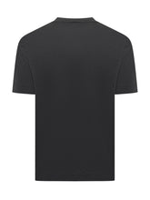 EMPORIO ARMANI - T-shirt con Logo in Rilievo - Nero - LIDIASHOPPING® - Official Website