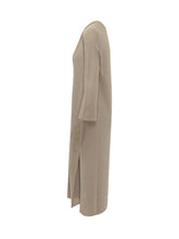 EXTERIOR - Spolverino Lungo Aperto con Scollo a V - Oro - LIDIASHOPPING® - Official Website