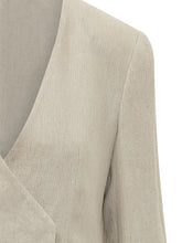 EMPORIO ARMANI - V Neck Blazer with Pockets - Beige - LIDIASHOPPING® - Official Website