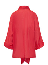 SOSUE - Blusa con Colletto e Maniche Ampie - Rosso | Lidia Shopping | Official Website