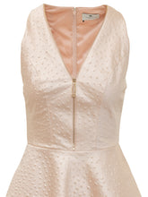 ELISABETTA FRANCHI - Flared Dress with Front Zip - Pink - LIDIASHOPPING® - Official Website