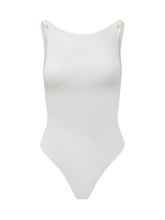 ELISABETTA FRANCHI - Body Scollo Ampio - Bianco - LIDIASHOPPING® - Official Website