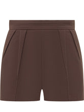 ELISABETTA FRANCHI - Shorts Sartoriali con Pieghe - Rosso | Lidia Shopping | Official Website