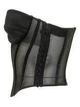 ELISABETTA FRANCHI - Top Corsetto in Tulle - Nero | Lidia Shopping ® | Official Website