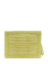 TORY BURCH - Pochette Ella Hand con Logo - Verde - LIDIASHOPPING® - Official Website