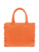 PINKO - Borsa Shopper in Canvas con Logo - Arancione - LIDIASHOPPING® - Official Website
