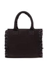 PINKO - Canvas Shopper Bag with Logo - Black - LIDIASHOPPING® - Official Website