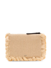 PINKO - Raffia Flat Handle Bag - Beige - LIDIASHOPPING® - Official Website