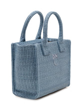 PINKO - Borsa Beach Shopper Mini con Manici - Blu - LIDIASHOPPING® - Official Website