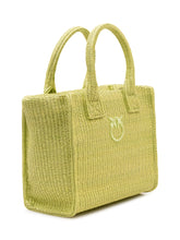 PINKO - Beach Shopper Mini Bag with Handles - Green - LIDIASHOPPING® - Official Website