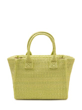 PINKO - Beach Shopper Mini Bag with Handles - Green - LIDIASHOPPING® - Official Website