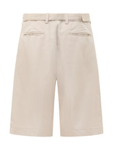 CELLAR DOOR - Bermuda con Cintura Integrata - Beige - LIDIASHOPPING® - Official Website
