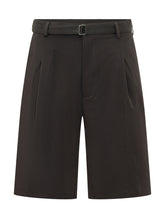 CELLAR DOOR - Bermuda con Cintura Integrata - Nero - LIDIASHOPPING® - Official Website