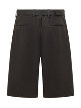 CELLAR DOOR - Bermuda con Cintura Integrata - Nero - LIDIASHOPPING® - Official Website