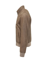 RENZO CENCI - Bomber con Collo Alto e Zip - Marrone - LIDIASHOPPING® - Official Website