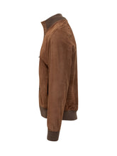 RENZO CENCI - Bomber con Collo in Maglia - Marrone - LIDIASHOPPING® - Official Website