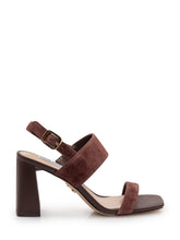 STEVE MADDEN - Sandali con Cinturino e Tacco Largo - Marrone | Lidia Shopping | Official Website