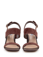 STEVE MADDEN - Sandali con Cinturino e Tacco Largo - Marrone | Lidia Shopping | Official Website
