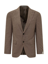 CORNELIANI - Suit with Two Button Jacket and Trousers - Brown - LIDIASHOPPING® - Official Website