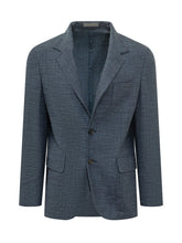 CORNELIANI - Giacca con Chiusura a Due Bottoni - Blu - LIDIASHOPPING® - Official Website