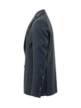 CORNELIANI - Giacca Monopetto con Tasche - Blu - LIDIASHOPPING® - Official Website