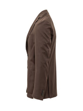 CORNELIANI - Jacket with Two Button Closure - Brown - LIDIASHOPPING® - Official Website