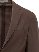 CORNELIANI - Jacket with Two Button Closure - Brown - LIDIASHOPPING® - Official Website
