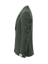 CORNELIANI - Giacca Monopetto con Revers e Tasche Applicate - Verde - LIDIASHOPPING® - Official Website