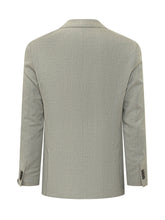 CORNELIANI - Double Breasted Jacket with Patch Pockets - Green - LIDIASHOPPING® - Official Website