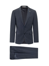 CORNELIANI CC COLLECTION - Suit Set with Blazer and Trousers - Blue - LIDIASHOPPING® - Official Website