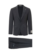 CORNELIANI CC COLLECTION - Abito Monopetto Due Bottoni con Pantaloni - Blu - LIDIASHOPPING® - Official Website
