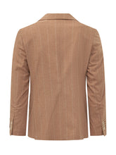 CORNELIANI CC COLLECTION - Abito Monopetto Gessato Due Bottoni - Rosa - LIDIASHOPPING® - Official Website