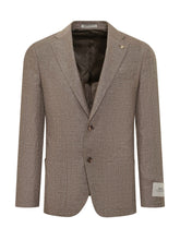 CORNELIANI CC COLLECTION - Jacket with Two Button Closure - Brown - LIDIASHOPPING® - Official Website