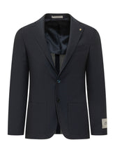 CORNELIANI CC COLLECTION - Giacca con Chiusura a Due Bottoni - Blu - LIDIASHOPPING® - Official Website