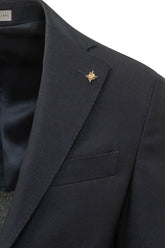 CORNELIANI CC COLLECTION - Giacca con Chiusura a Due Bottoni - Blu - LIDIASHOPPING® - Official Website