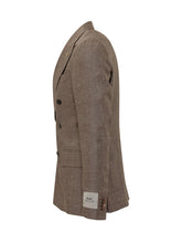 CORNELIANI CC COLLECTION - Giacca Doppiopetto con Tasche - Marrone - LIDIASHOPPING® - Official Website