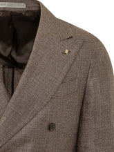 CORNELIANI CC COLLECTION - Giacca Doppiopetto con Tasche - Marrone - LIDIASHOPPING® - Official Website