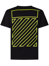 OFF-WHITE KIDS - T-shirt con Logo Minimal - Nero - LIDIASHOPPING® - Official Website