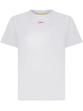 OFF-WHITE KIDS - T-shirt con Logo OFF Rosso - Bianco | Lidia Shopping | Official Website
