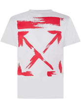 OFF-WHITE KIDS - T-shirt con Logo OFF Rosso - Bianco | Lidia Shopping | Official Website