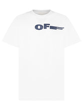 OFF-WHITE KIDS - T-shirt with Front Graphic Print and Crew Neck - White - LIDIASHOPPING® - Official Website