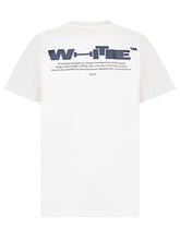 OFF-WHITE KIDS - T-shirt with Front Graphic Print and Crew Neck - White - LIDIASHOPPING® - Official Website