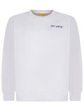 OFF-WHITE KIDS - Sweatshirt with Embroidered Logo - White - LIDIASHOPPING® - Official Website