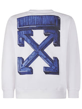 OFF-WHITE KIDS - Sweatshirt with Embroidered Logo - White - LIDIASHOPPING® - Official Website