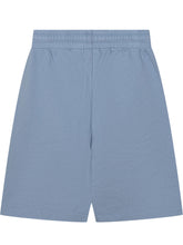 OFF-WHITE KIDS - Sweatshorts with Type Logo - Blue - LIDIASHOPPING® - Official Website